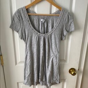 American Eagle Outfitters Vintage Gray Women's Top